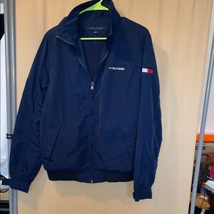 Tommy Hilfiger Men's Deep Blue Windbreaker